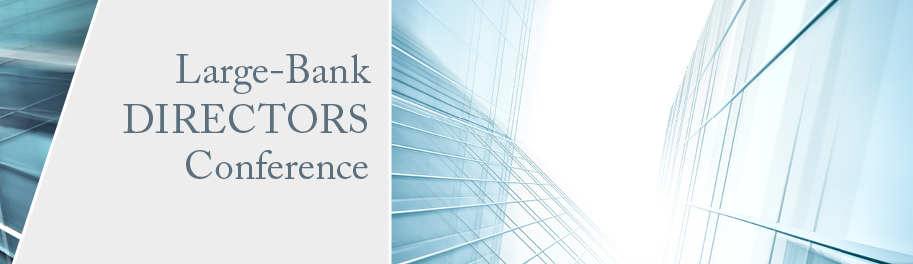 banner for large bank conference